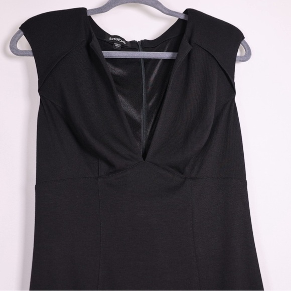 NWOT Bebe maxi black form-flattering dress, sexy black dress women’s size Small - Picture 8 of 17